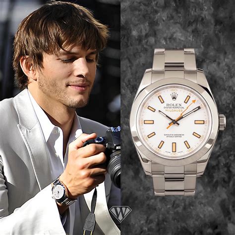 ashton kutcher rolex